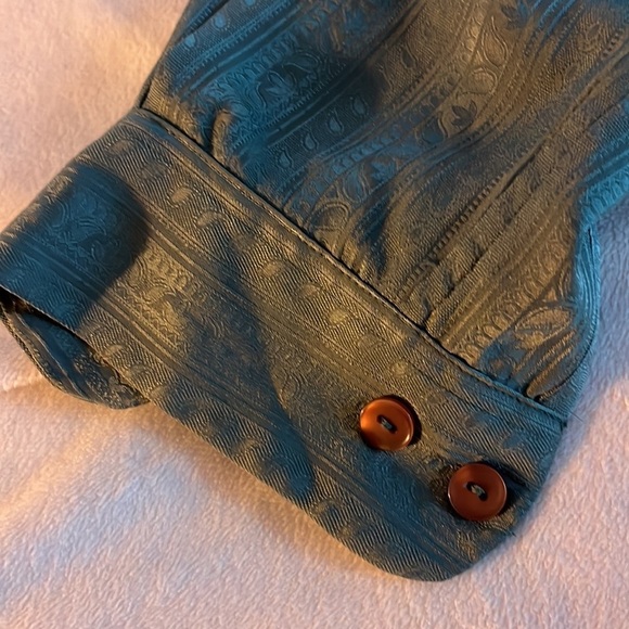 Ann Taylor Silk Vintage Button Up Blouse - Picture 6 of 9